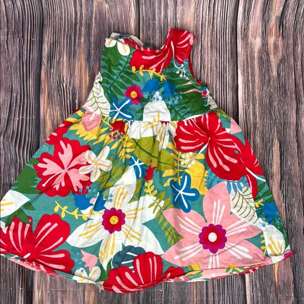Tropical Sleeveless Sundress